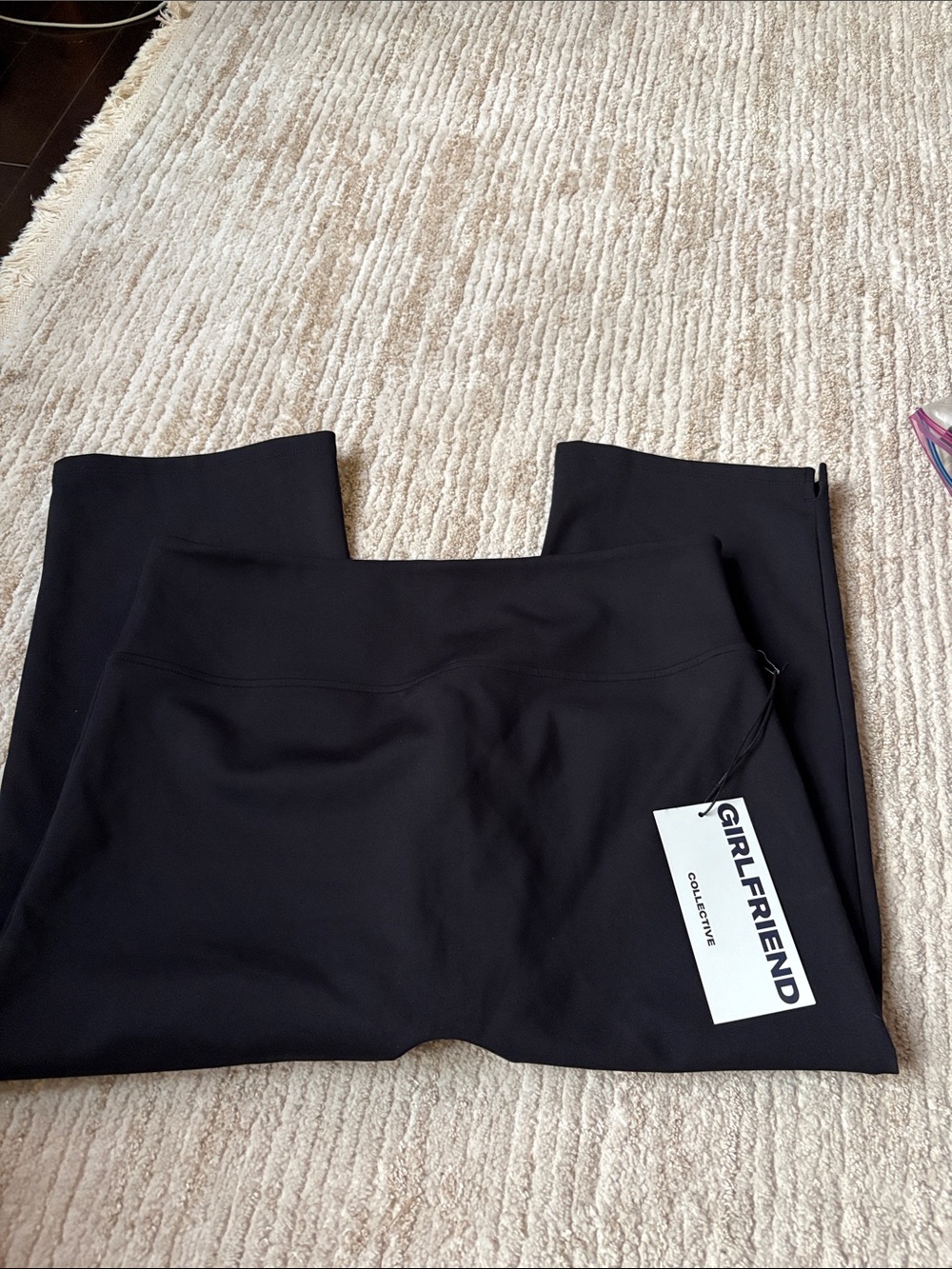 GIRLFRIEND Collective Black Active capri pants